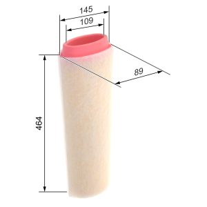 Filtru aer BOSCH 1 457 433 589 LAND ROVER RANGE ROVER III (L322) 2,926 cmc (306D1(M57D30) diesel 177 BOSCH 1 457 433 589