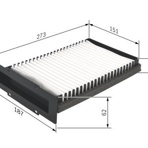 Filtru aer habitaclu BOSCH 1 987 432 210 LAND ROVER FREELANDER I (L314) 1,951 cmc (204D3(M47D20) diesel 112 BOSCH 1 987 432 210