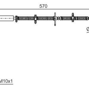 Furtun frana BOSCH 1 987 481 A63 LAND ROVER DISCOVERY IV VAN (L319) 2,993 cmc (306DT(TDV6) diesel 256 BOSCH 1 987 481 A63