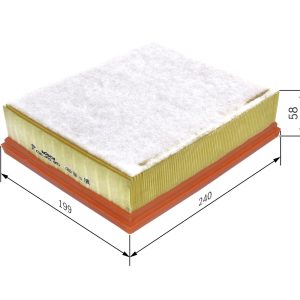 Filtru aer BOSCH F 026 400 550 LAND ROVER DEFENDER Cabrio (L316) 2,402 cmc (DT244(PUMA) diesel 122 BOSCH F 026 400 550