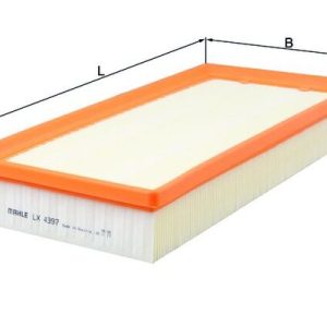 Filtru aer KNECHT LX 4397 LAND ROVER DISCOVERY V VAN (L462) 1,999 cmc (204DTD(AJ20D4) diesel 179 KNECHT LX 4397