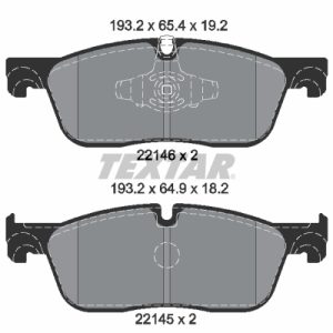 Set placute frana TEXTAR 2214601 LAND ROVER DISCOVERY SPORT VAN (L550) 1,999 cmc (204DTA(AJ20D4) diesel 241 TEXTAR 2214601