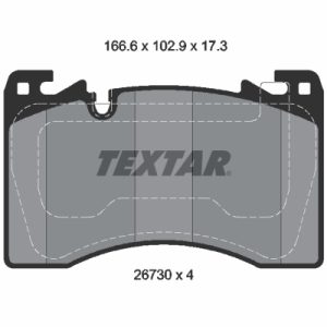 Set placute frana TEXTAR 2673001 LAND ROVER RANGE ROVER V (L460) 2,996 cmc benzina/elector 441 TEXTAR 2673001