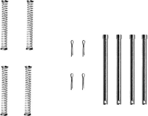 Set accesorii placute frana TEXTAR 82049900 LAND ROVER RANGE ROVER I 2,498 cmc (95 A) diesel 121 TEXTAR 82049900