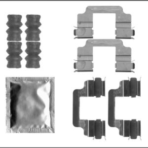 Set accesorii placute frana TEXTAR 82540900 LAND ROVER RANGE ROVER EVOQUE VAN (L538) 2,179 cmc (224DT(DW12BTED4) diesel 190 TEXTAR 82540900
