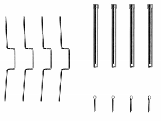 Set accesorii placute frana TEXTAR 82545400 LAND ROVER 90 I (LDV) 2,494 cmc (17 H) benzina 84 TEXTAR 82545400