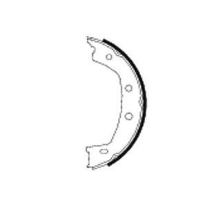 Set saboti frana frana de mana TEXTAR 91067800 LAND ROVER FREELANDER 2 (L359) 2,179 cmc (224DT(DW12BTED4) diesel 156 TEXTAR 91067800