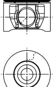 Piston KOLBENSCHMIDT 40830600 LAND ROVER DEFENDER Cabrio (L316) 2,402 cmc (DT244(PUMA) diesel 122 KOLBENSCHMIDT 40830600