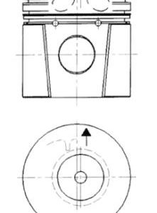 Piston KOLBENSCHMIDT 94502620 LAND ROVER DISCOVERY I (LJ) 2,495 cmc (19 L, 22 L) diesel 122 KOLBENSCHMIDT 94502620