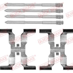Set accesorii placute frana QUICK BRAKE 109-0166 LAND ROVER RANGE ROVER VELAR (L560) 5,000 cmc (508PS(AJ133) benzina 551 QUICK BRAKE 109-0166