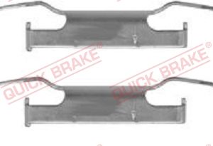 Set accesorii placute frana QUICK BRAKE 109-1221 LAND ROVER RANGE ROVER EVOQUE VAN (L538) 2,179 cmc (224DT(DW12BTED4) diesel 150 QUICK BRAKE 109-1221