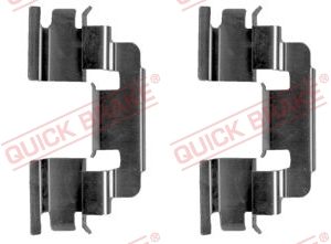 Set accesorii placute frana QUICK BRAKE 109-1249 LAND ROVER FREELANDER I Soft Top (L314) 1,796 cmc (18 K4F) benzina 117 QUICK BRAKE 109-1249