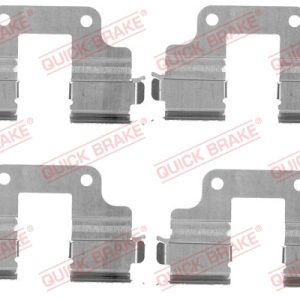 Set accesorii placute frana QUICK BRAKE 109-1739 LAND ROVER FREELANDER 2 (L359) 2,179 cmc (224DT(DW12BTED4) diesel 190 QUICK BRAKE 109-1739
