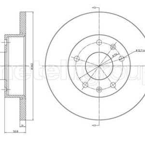 Disc frana CIFAM 800-544C LAND ROVER FREELANDER I (L314) 1,951 cmc (204D3(M47D20) diesel 109 CIFAM 800-544C