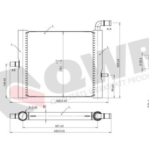 Radiator racire motor QWP WRA513 LAND ROVER RANGE ROVER SPORT II (L494) 4,999 cmc (508PS(AJ133) benzina 510 QWP WRA513