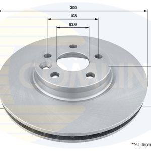 Disc frana COMLINE ADC1237V LAND ROVER RANGE ROVER EVOQUE VAN (L538) 1,999 cmc (204PT(GTDI) benzina 241 COMLINE ADC1237V