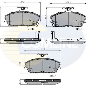 Set placute frana COMLINE CBP3232 LAND ROVER FREELANDER I (L314) 1,951 cmc (204D3(M47D20) diesel 109 COMLINE CBP3232