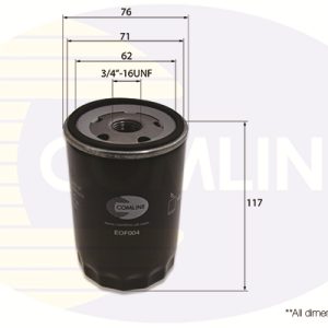 Filtru ulei COMLINE EOF004 LAND ROVER DISCOVERY III (L319) 4,009 cmc (406PN(COLOGNE V6) benzina 218 COMLINE EOF004