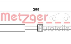 Furtun frana METZGER 4111764 LAND ROVER RANGE ROVER SPORT I (L320) 2,993 cmc (306DT(TDV6) diesel 245 METZGER 4111764