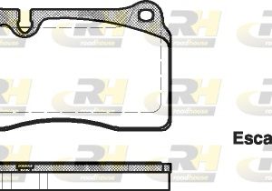 Set placute frana ROADHOUSE 21200.00 LAND ROVER RANGE ROVER SPORT I (L320) 3,628 cmc (368DT(LION) diesel 272 ROADHOUSE 21200.00