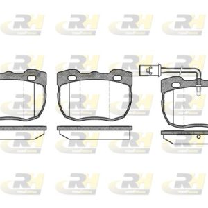 Set placute frana ROADHOUSE 2267.11 LAND ROVER DISCOVERY II (L318) 2,495 cmc (15 P, 10 P, 16 P) diesel 139 ROADHOUSE 2267.11