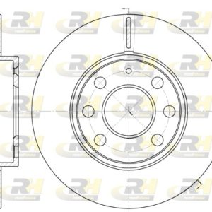 Disc frana ROADHOUSE 6665.10 LAND ROVER FREELANDER I (L314) 2,497 cmc (25 K4F) benzina 177 ROADHOUSE 6665.10