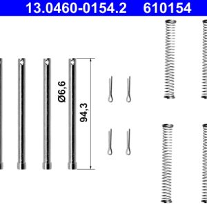 Set accesorii placute frana ATE 13.0460-0154.2 LAND ROVER DEFENDER Station Wagon (L316, L315) 3,947 cmc (37 L) benzina 185 ATE 13.0460-0154.2
