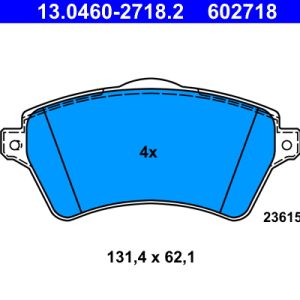 Set placute frana ATE 13.0460-2718.2 LAND ROVER FREELANDER I Soft Top (L314) 1,951 cmc (204D3(M47D20) diesel 112 ATE 13.0460-2718.2