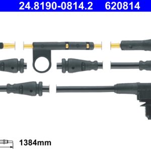 Senzor de avertizare uzura placute de frana ATE 24.8190-0814.2 LAND ROVER DISCOVERY V VAN (L462) 2,995 cmc (306PS(AJ126) benzina 340 ATE 24.8190-0814.2