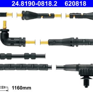 Senzor de avertizare uzura placute de frana ATE 24.8190-0818.2 LAND ROVER RANGE ROVER EVOQUE Cabriolet (L538) 1,997 cmc (PT204(AJ20P4) benzina 241 ATE 24.8190-0818.2