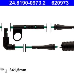 Senzor de avertizare uzura placute de frana ATE 24.8190-0973.2 LAND ROVER RANGE ROVER III (L322) 4,999 cmc (508PS(AJ133) benzina 510 ATE 24.8190-0973.2