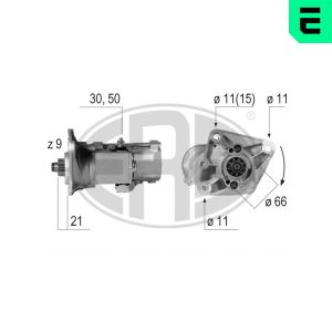 Electromotor ERA 220599A LAND ROVER DEFENDER Cabrio (L316) 2,495 cmc (14 P, 15 P, 10 P) diesel 122 ERA 220599A