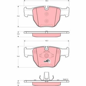 Set placute frana TRW GDB1526