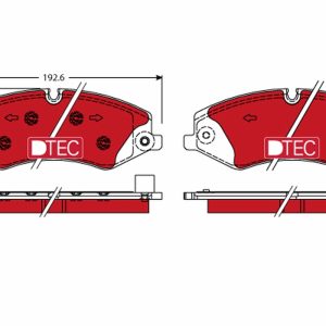 Set placute frana TRW GDB1898DTE – imagine produs