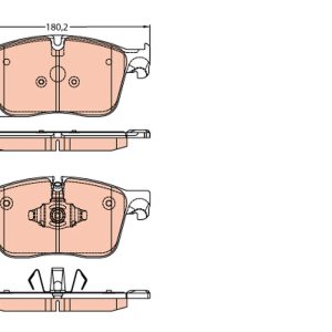 Set placute frana TRW GDB2145