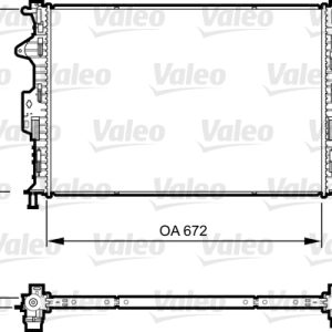 Radiator racire motor VALEO 735374