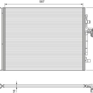 Condensator climatizare VALEO 814318