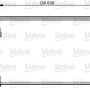 Condensator climatizare VALEO 818025