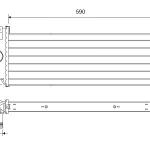 Intercooler compresor VALEO 818340