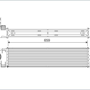 Intercooler compresor VALEO 822926