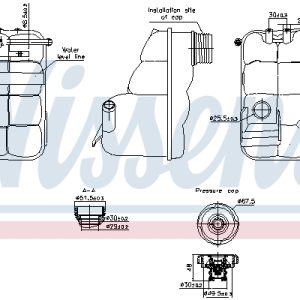Vas de expansiune racire NISSENS 996350 – imagine produs