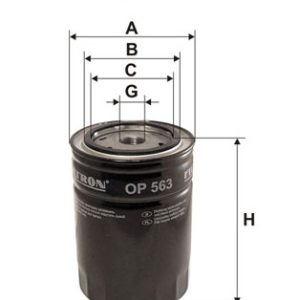 Filtru ulei FILTRON OP 563