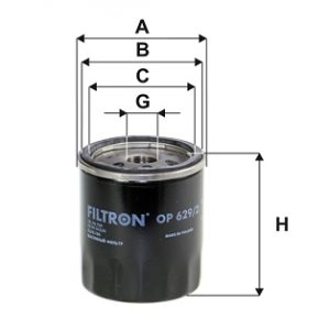 Filtru ulei FILTRON OP 629/2