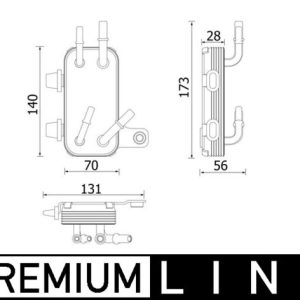 Radiator racire motor MAHLE ORIGINAL CR 2200 000P