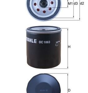 Filtru ulei MAHLE ORIGINAL OC 1063
