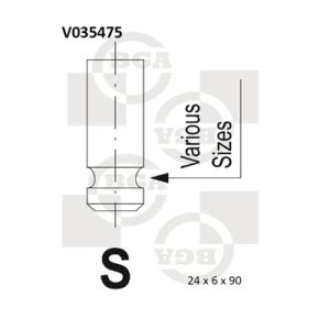 Supapa evacuare BGA V035475 Supapa evacuare BGA V035475 – imagine produs