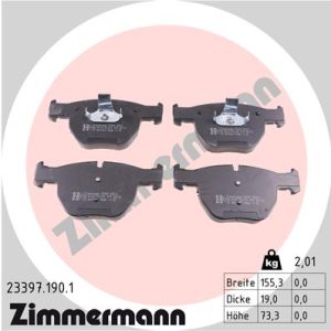 Set placute frana ZIMMERMANN 23397.190.1 – LAND ROVER | AutoRival