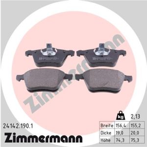 Set placute frana ZIMMERMANN 24142.190.1 – LAND ROVER | AutoRival