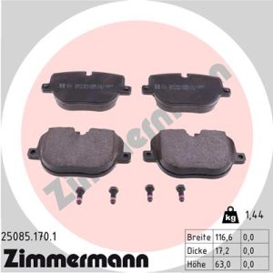 Set placute frana ZIMMERMANN 25085.170.1 – LAND ROVER | AutoRival