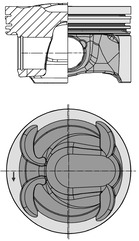 Piston KOLBENSCHMIDT 40315600 – imagine produs